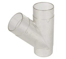 Record Power CVA250-50-104 2 Inch Clear Plastic Y Fitting £8.79